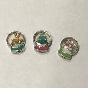 Retired Origami Owl snowglobes